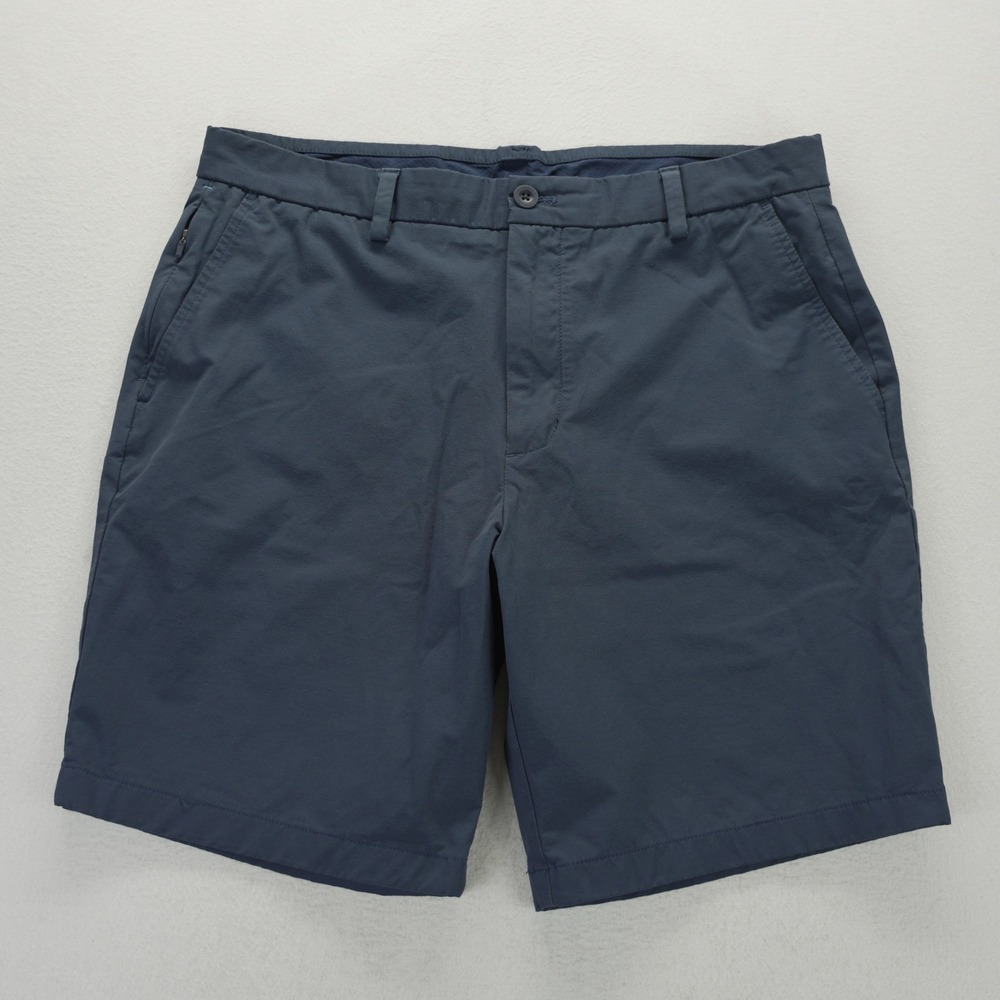 Vineyard Vines On-The-Go Short Mens 34 Navy Blue Performance Chino 1H001073